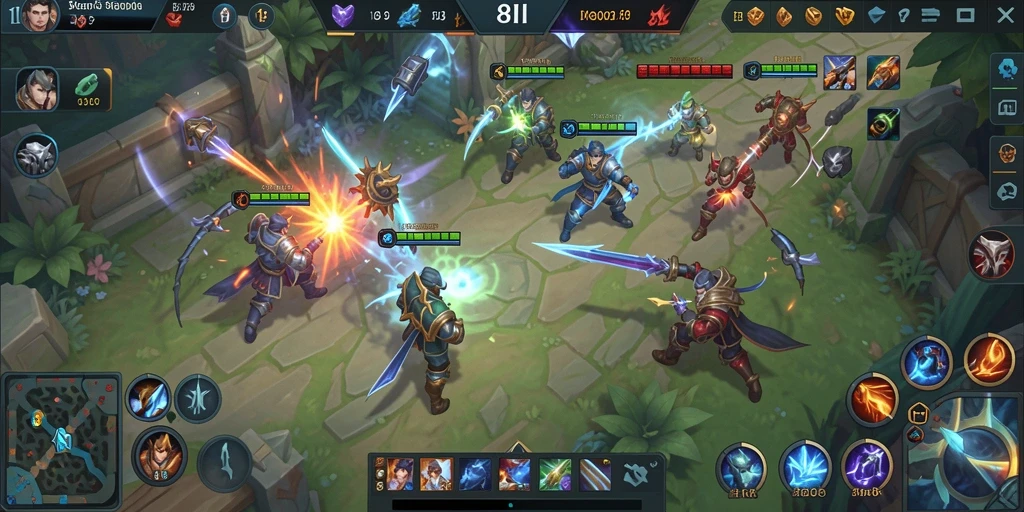 Tampilan gameplay seru dan grafis menarik dari 8II.