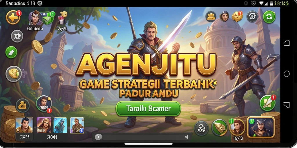 Tampilan menarik dari gameplay AGENJITU yang memikat.