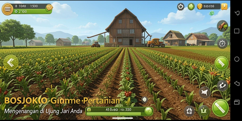 Gameplay menarik di BOSJOKO yang penuh warna.