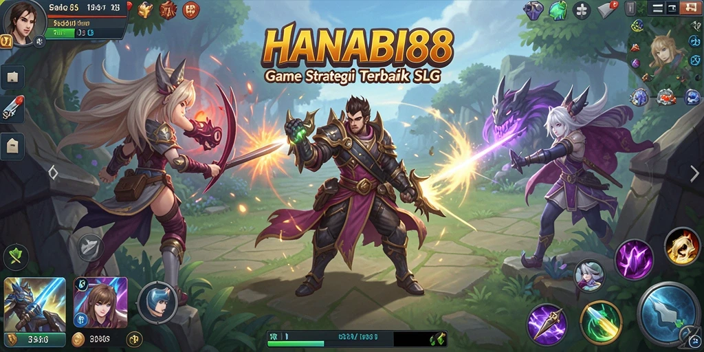 Tampilan gameplay menarik dan strategis dari HANABI88.