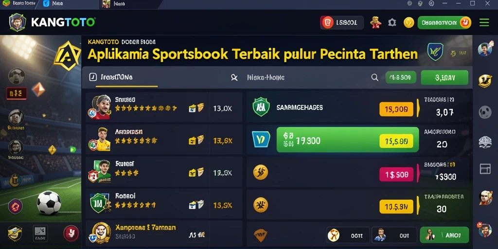 Screenshot gameplay KANGTOTO menampilkan aktivitas taruhan yang menarik.