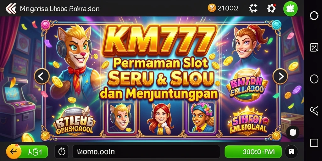 Tampilan gameplay KM777 yang menarik dan menghibur.