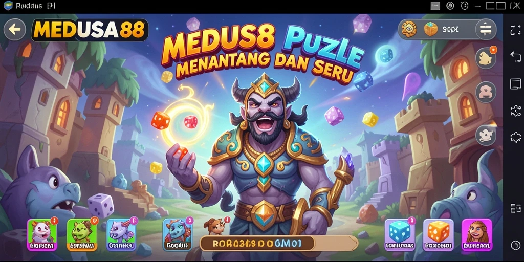 Tampilan gameplay MEDUSA88 yang seru dan menantang.