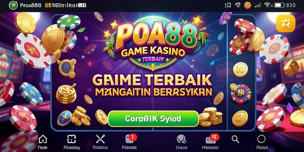 Tampilan gameplay menarik dari POA88 dengan berbagai opsi permainan kasino.