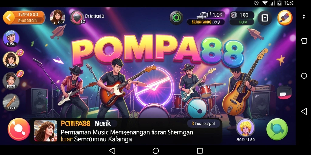 Tampilan gameplay POMPA88 yang seru dan interaktif.